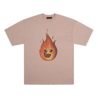Drew House Drew Flame T-shirt 'Dusty Rose' DW-FW22-1223-14