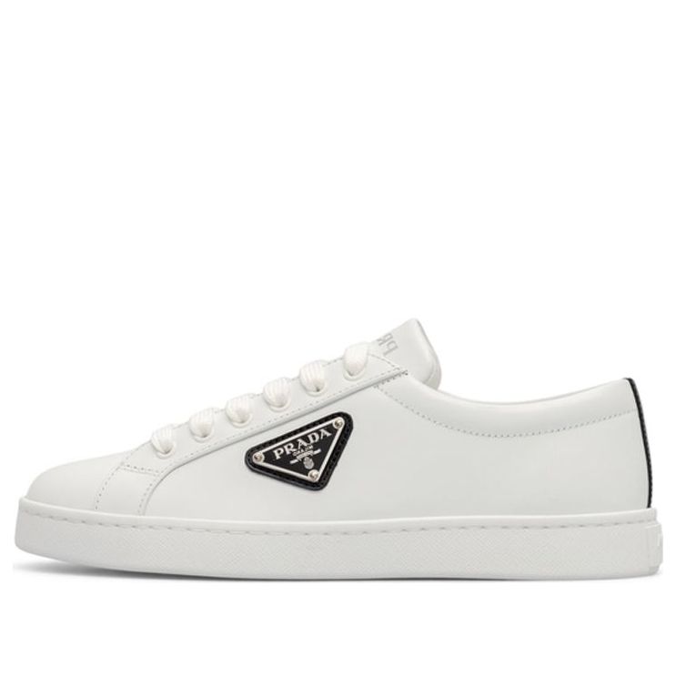 (WMNS) PRADA Leather Sneakers 'White' 1E941M_3F0E_F0964