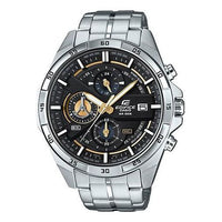 CASIO Waterproof EDIFICE Stainless Steel Strap Mens Black Analog EFR-556D-1A