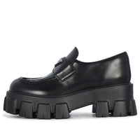 (WMNS) PRADA Brushed Leather Monolith Loafers 'Black' 1D649M_B4L_F0002_F_B055