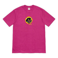 Supreme SS20 Week 1 Black Cat Tee Short Sleeve Unisex Red T-Shirt SUP-SS20-314