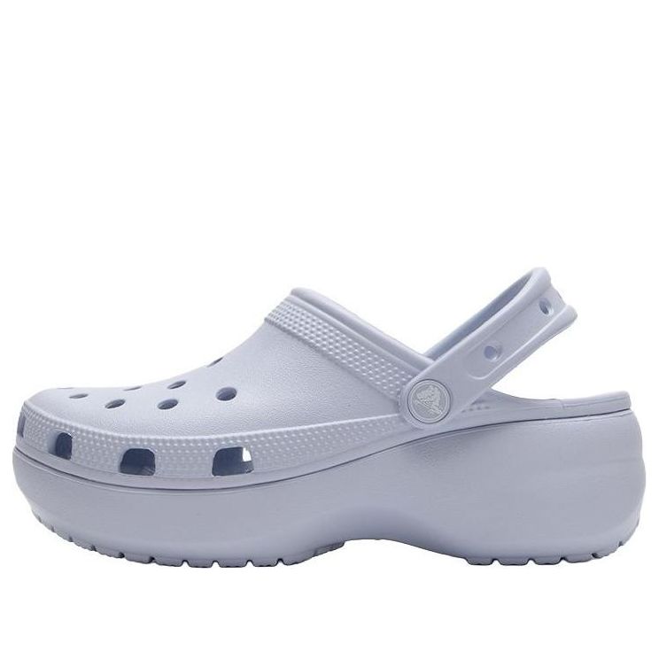 (WMNS) Crocs Classic Platform Shoes 'Blue' 206750-5AF