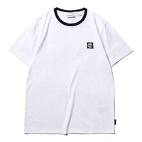 Men's Timberland SS20 CoolMax Logo Short Sleeve Round Neck White A1Z18100