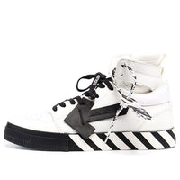 Off-White Vulcanized High-Top 'White Black' OMIA225F21LEA0010110