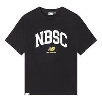 New Balance Essentials Graphic Logo Tee 'Black White' 5ED25373-BK