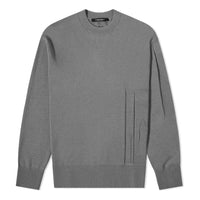 A-COLD-WALL* Intarsia Logo Knit Sweaters 'Grey' ACWMK058-MIDGRE