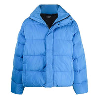 Balenciaga BB Logo Puffer Jacket 'Indigo' 642228TFO044011