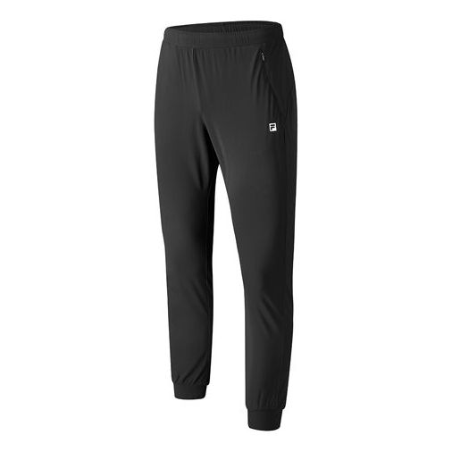 Men's FILA Casual Sports Knit Long Pants/Trousers Black A11M021612F-BK