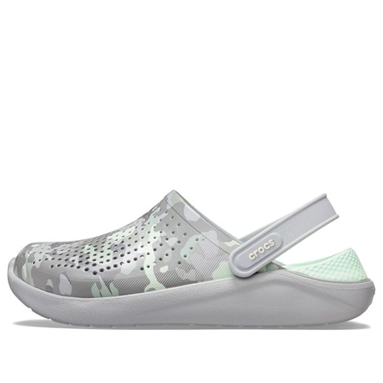 Crocs LiteRide Printing Sandals Gray Green 206491-3TO