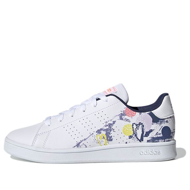 (GS) adidas Advantage K 'White Blue' EG2000