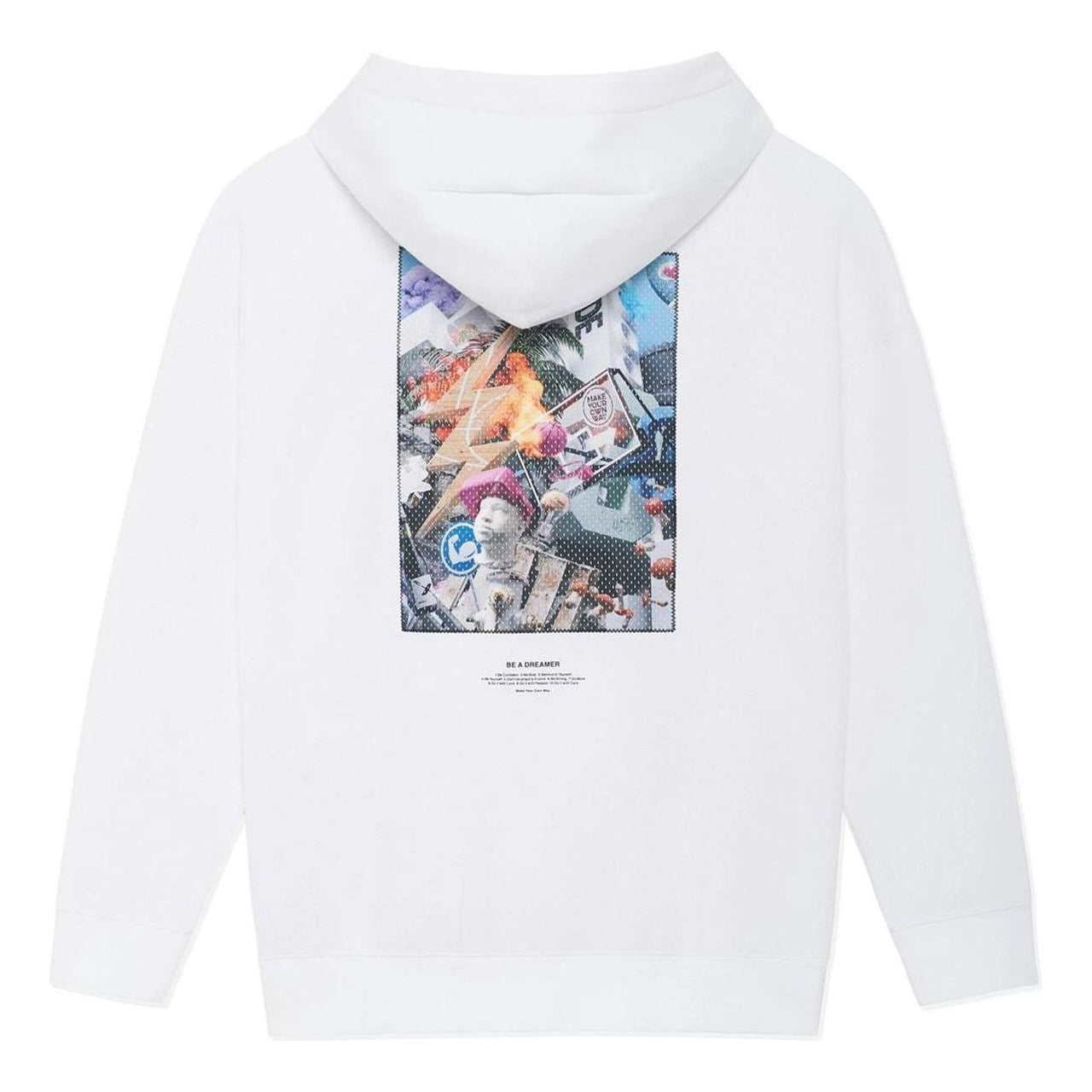 Li-Ning Way Of Wade Art Graphic Hoodie 'White' AWDSE73-2
