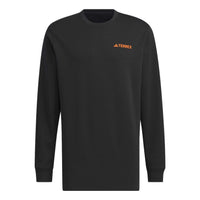 adidas LS GFX Tee 'Black' IT8846