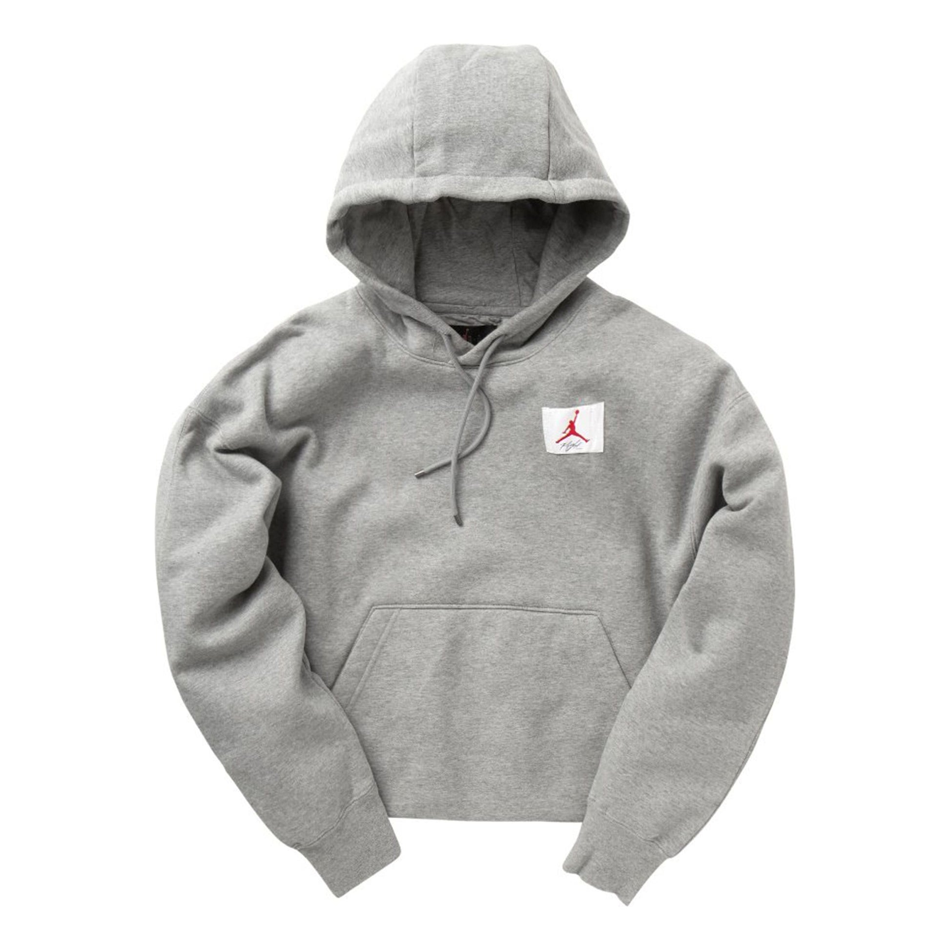 (WMNS) Air Jordan Fleece Pullover Hoodie Casual Sports 'Grey' CV7737-063