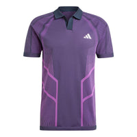 adidas Tennis Pro Seamless AEROREADY FreeLift Polo Shirt Asia Sizing 'Purple Navy' IM8894