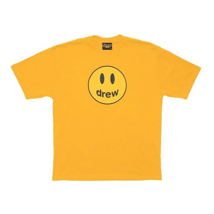 Drew House Mascot T-shirt 'Gold Yellow' DR-FW21-093