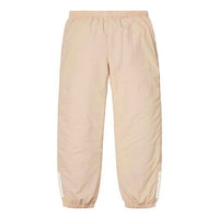 Supreme FW18 Warm Up Pant Light Tan Zipper Small Pants Unisex Beige SUP-FW18-769