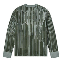 A-COLD-WALL* Abstract-stripe Jumper Sweaters 'Green' ACWMK074-DPINEG