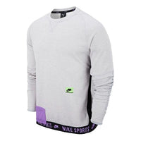 Nike Therma Training Sports Round Neck Pullover Gray CZ4306-050