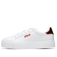 (WMNS) FILA Panache 19 Low-Top Skate Shoe White/Red F52W024310FWR