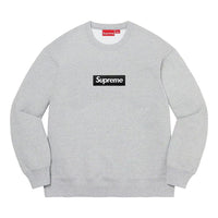 Supreme Box Logo Crewneck 'Grey Black White' SUP-FW22-785