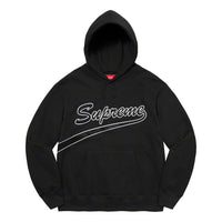 Supreme Tail Hooded Sweatshirt 'Black White' SUP-FW21-389