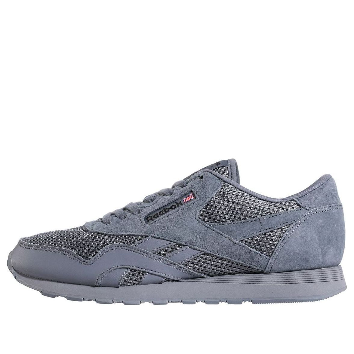 Reebok Classic Nylon Mesh Running Shoes Grey BS7602
