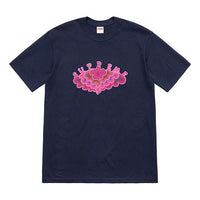 Supreme SS19 Cloud Tee clouds Pattern Short Sleeve Unisex Navy Blue SUP-SS19-10506