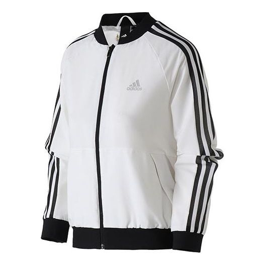 (WMNS) adidas BOMBER Sports Stylish Jacket White DW5710