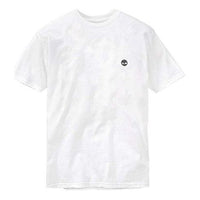 Men's Timberland SS20 Casual Round Neck White Printing Short Sleeve White A28PJ100