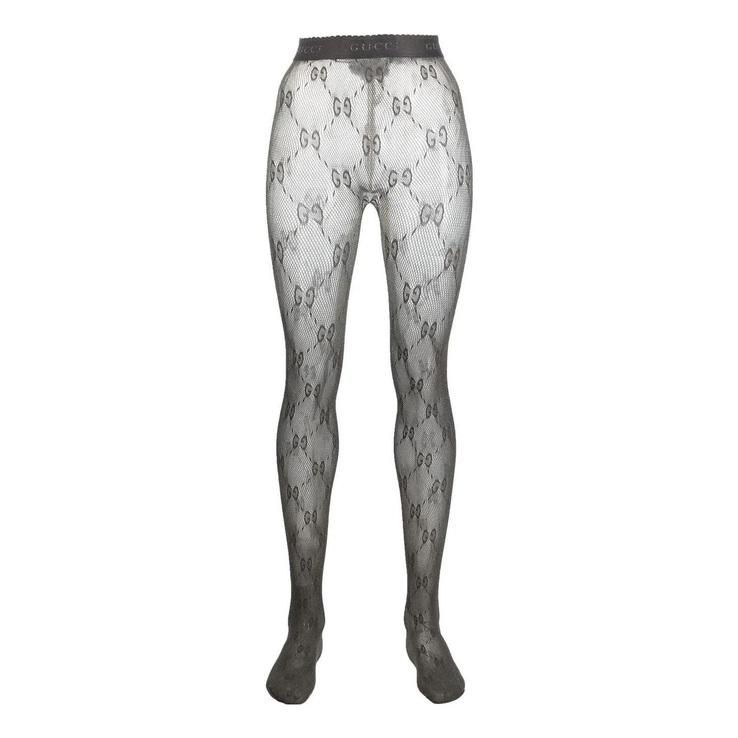 (WMNS) Gucci Monogram Tights 'Grey' 691619-3GAHR-1281