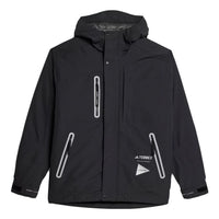 adidas Terrex x And Wander XPLORIC Hooded Jacket Asia Sizing 'Black' IJ5895