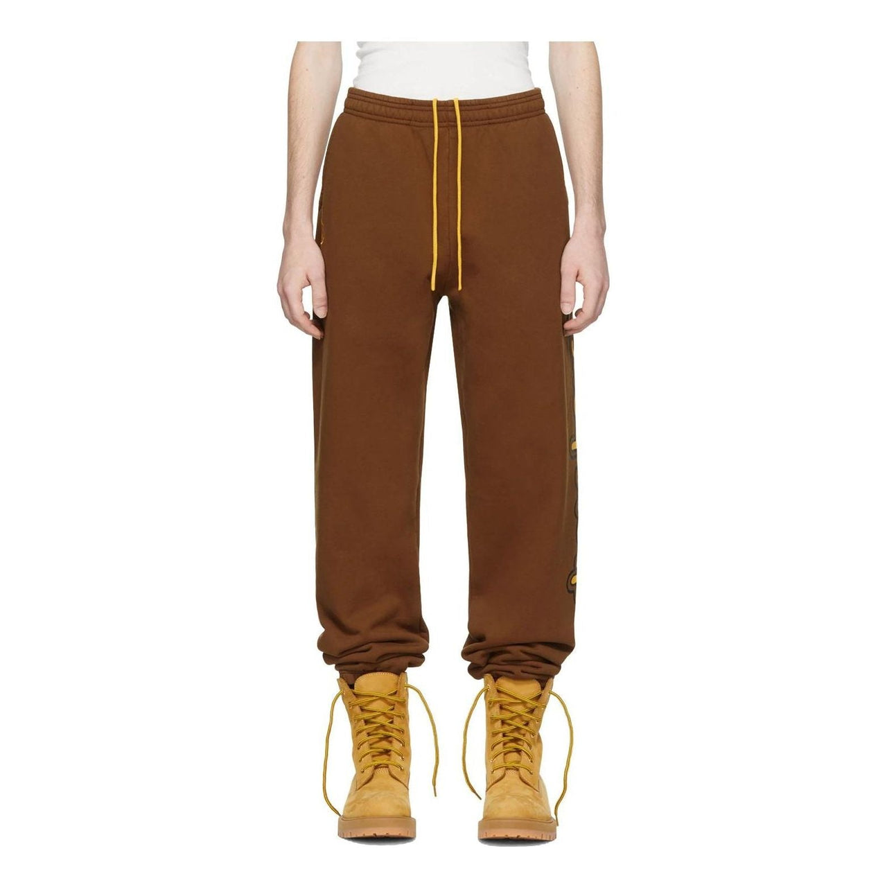Drew House Ssense Exclusive Cartoon Font Lounge Pants 'Brown' DR-SS22-169