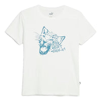 (WMNS) PUMA Big Cat Energy Tee 'White' 679163-02