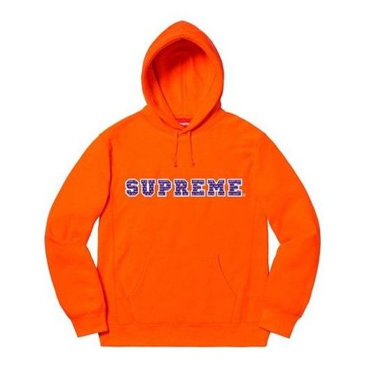 Supreme FW19 Week 1 The Most Hooded Sweatshirt Logo 'Orange' SUP-FW19-011