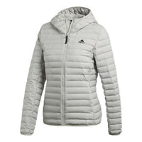 (WMNS) adidas Varilite Soft Hooded Jacket 'Silver Grey' CY8734