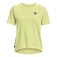 (WMNS) Under Armour Heavyweight Graphic T-shirt 'Yellow' 1376743-391