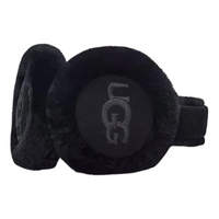(WMNS) UGG Sheepskin Embroidery Earmuf 'Black' 20955-BLK