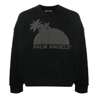 Men's PALM ANGELS Printing Pullover Black PMBA026S206310161010