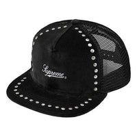 Supreme Studded Velvet Mesh Back 5-Panel 'Black White' SUP-FW21-017