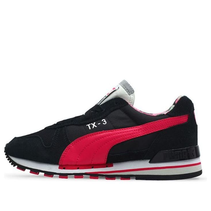 (WMNS) PUMA Vintage Running TX-3 Black/Red 360314-02