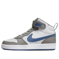 (GS) Nike Court Borough Mid 2 'Gray White Blue' CD7782-007