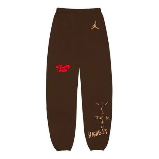 Travis Scott Cactus Jack x Jordan Highest Sweatpant 'Brown' TC-303