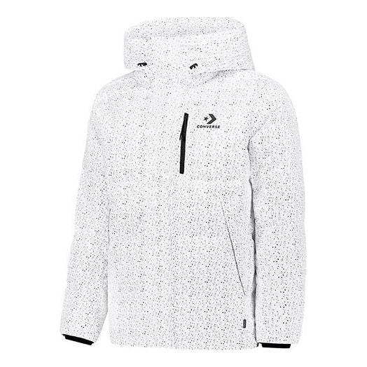 Converse Down Fill Puffer AOP Jacket Asia Sizing 'White' 10019322-A01