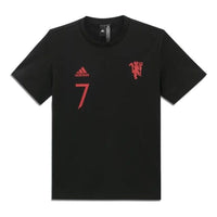 adidas Manchester United Graphic Tee 'Black' IB8538