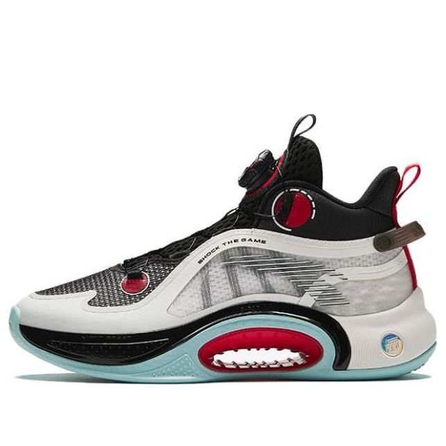 (GS) ANTA Basketball Shoes 'White Black Red' 312411109-3