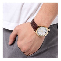 Men's CASIO STANDARD Retro Series Watch White Dial Mens White Analog MTP-V005GL-7A