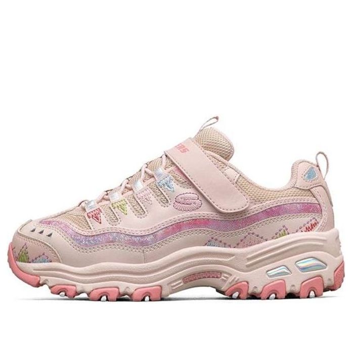 (GS) Skechers D'lites Shoes 'Pink Multi' 664178L-PNK