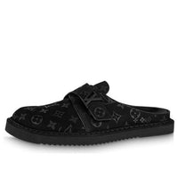 LOUIS VUITTON Easy Mules 'Black Monogram' 1ABLHY
