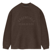 Fear of God Essentials SS24 Heavy Long Sleeve T-shirt 'Heather Wood' 125SU242012F
