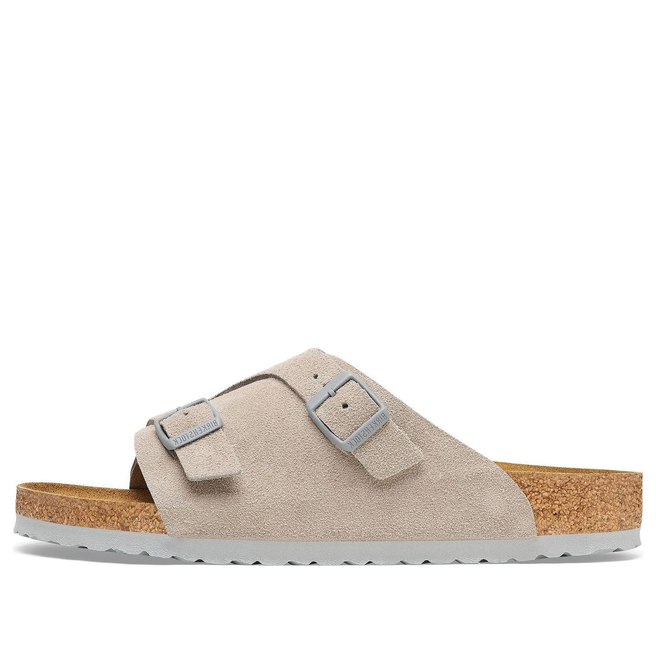 Birkenstock Zrich Suede Leather Narrow Fit Sandals 'Stone Coin' 1027659